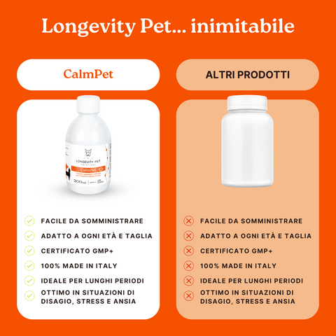 CalmPet integratore calmante cani e gatti