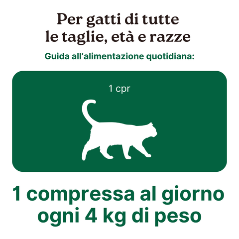 Longevity Pet ProbioticPet Gatto | Integratore probiotico per l'equilibrio intestinale | Benessere intestinale del gatto