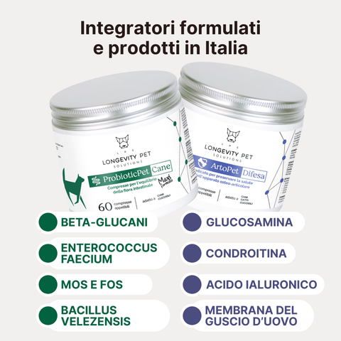 Kit Cane Taglia Grande: Movimento & Digestione | ArtoPet Difesa + ProbioticPet Cane Maxi
