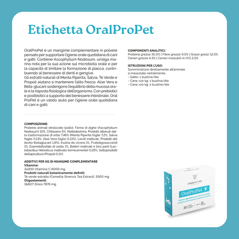 Soluzione Alito Cattivo Gatto | OralProPet + ProbioticPet Gatto