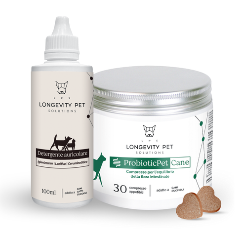 Longevity Pet Kit Igiene & Benessere Intestinale per Cani