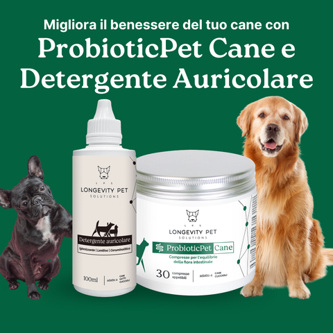 Longevity Pet Kit Igiene & Benessere Intestinale per Cani