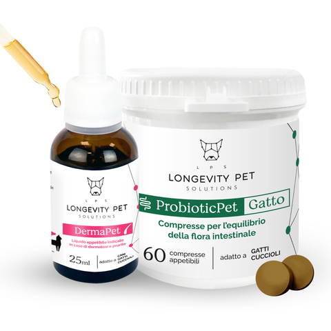 Kit Intestino & Cute | ProbioticPet Gatto + DermaPet