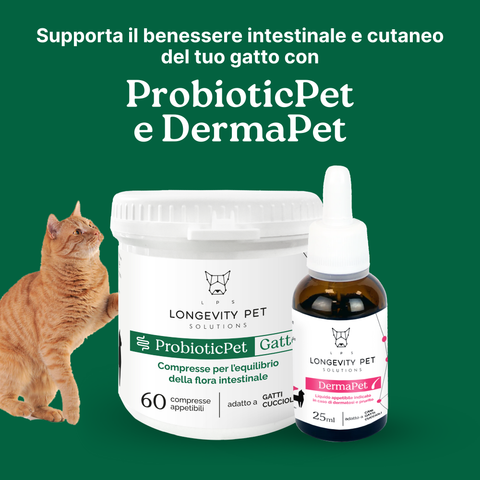 Kit Intestino & Cute | ProbioticPet Gatto + DermaPet