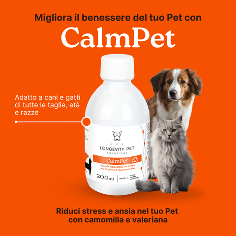 CalmPet integratore calmante cani e gatti