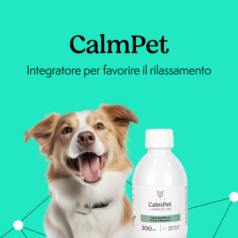 Longevity Pet CalmPet integratore stress e ansia cane e gatto 200ml